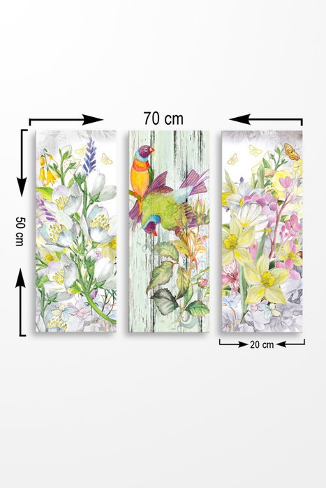 Wallity Cuadro Decorativo de MDF Multicolor (3 Piezas) Wallity Cuadro Decorativo de MDF Multicolor (3 Piezas)